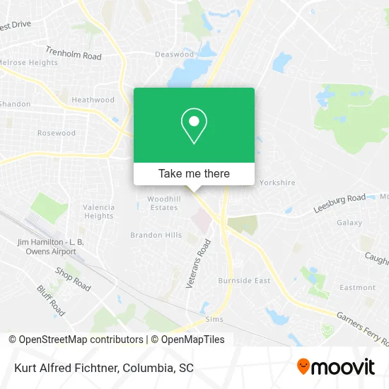 Kurt Alfred Fichtner map