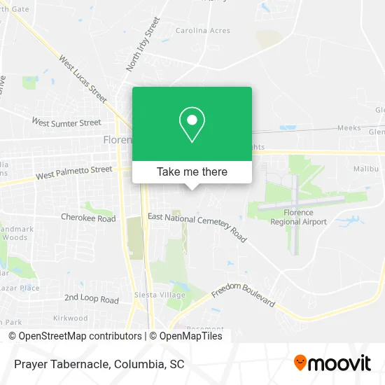 Prayer Tabernacle map