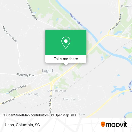 Usps map