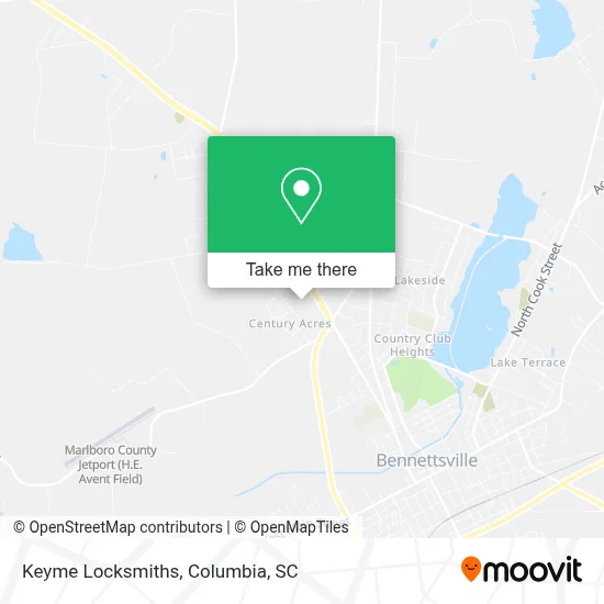Keyme Locksmiths map