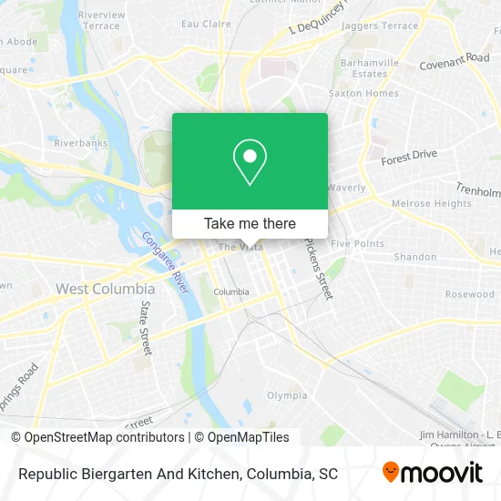 Republic Biergarten And Kitchen map