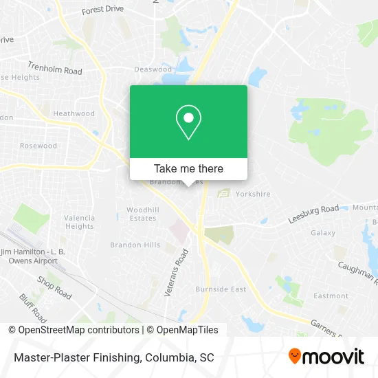 Master-Plaster Finishing map
