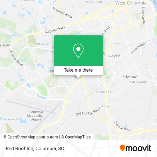Red Roof Inn map