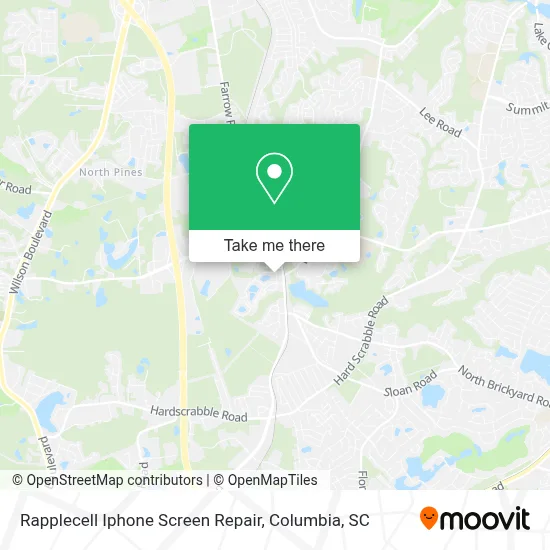 Rapplecell Iphone Screen Repair map