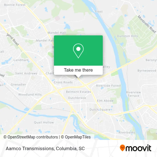 Aamco Transmissions map