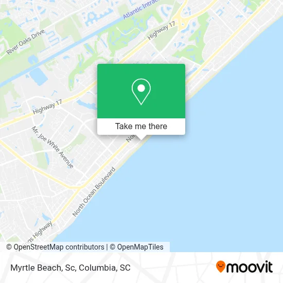Myrtle Beach, Sc map