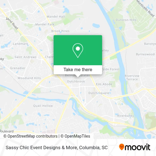 Sassy Chic Event Designs & More map