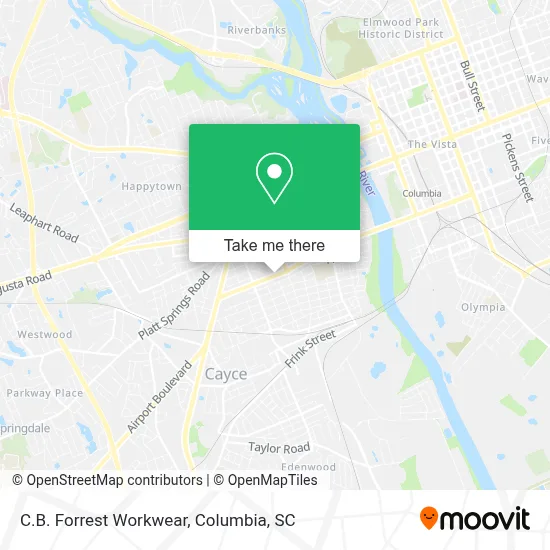 C.B. Forrest Workwear map