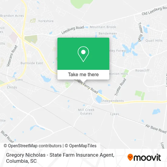 Gregory Nicholas - State Farm Insurance Agent map
