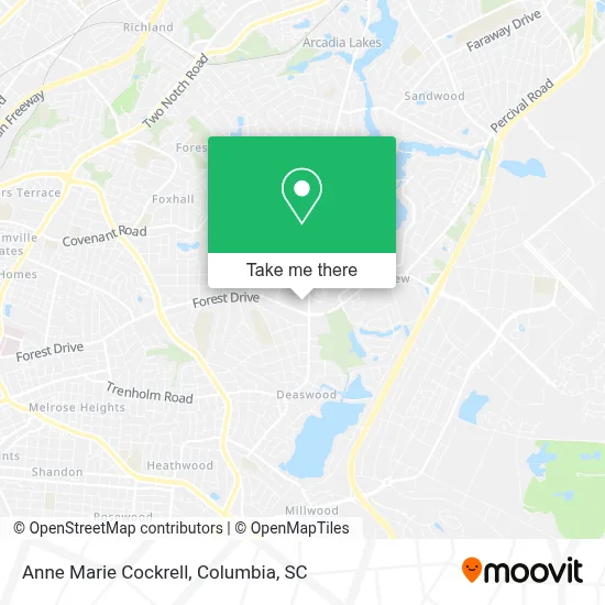 Anne Marie Cockrell map