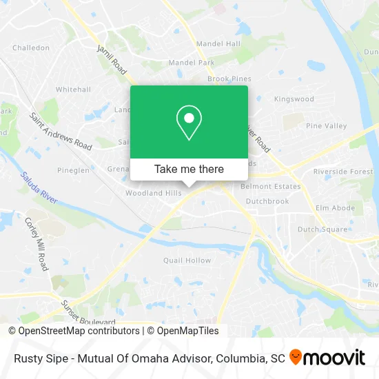 Rusty Sipe - Mutual Of Omaha Advisor map