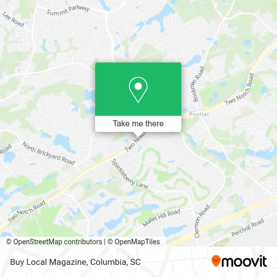 Buy Local Magazine map