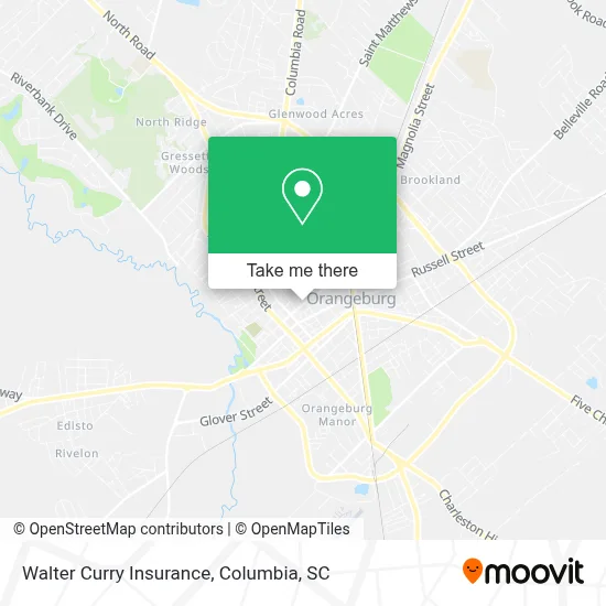 Walter Curry Insurance map
