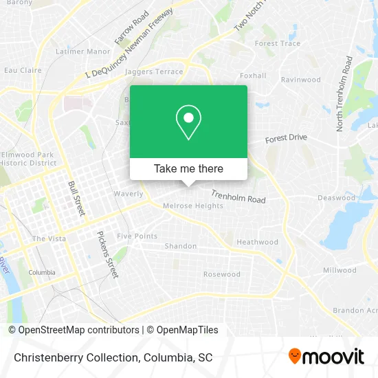 Christenberry Collection map