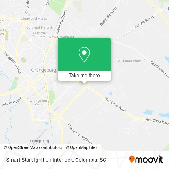 Smart Start Ignition Interlock map