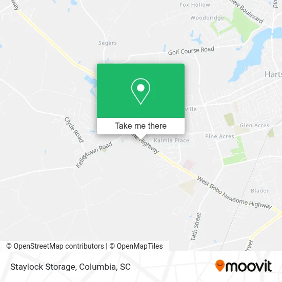 Staylock Storage map