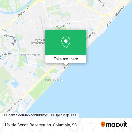 Myrtle Beach Reservation map