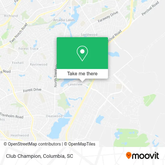 Club Champion map