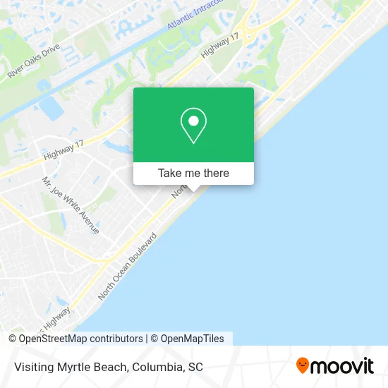Visiting Myrtle Beach map