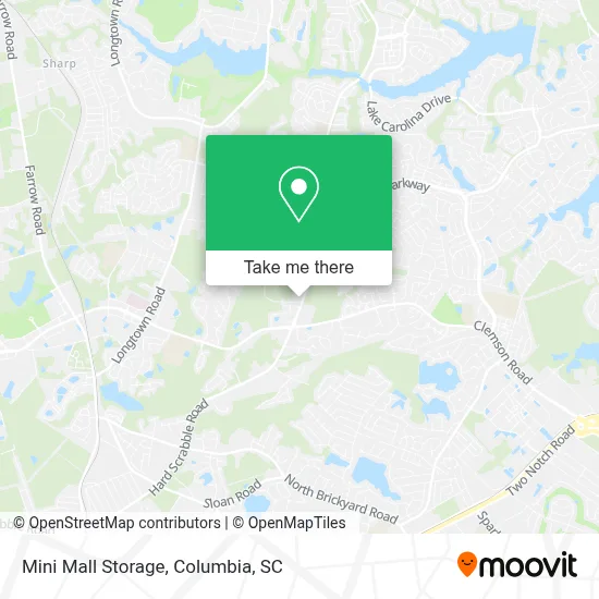 Mini Mall Storage map