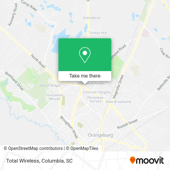 Total Wireless map