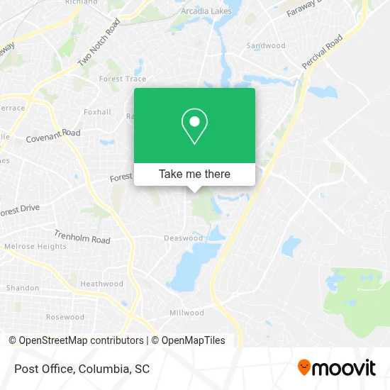 Post Office map