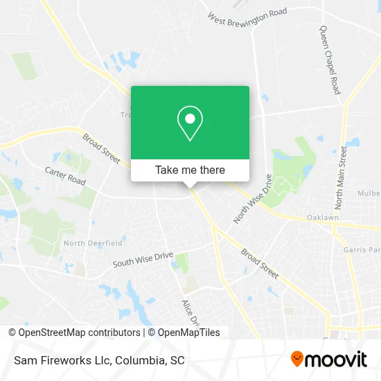 Sam Fireworks Llc map