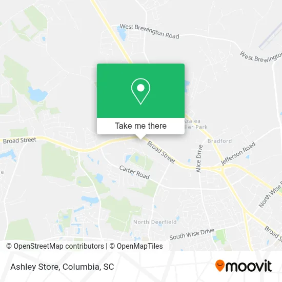 Ashley Store map