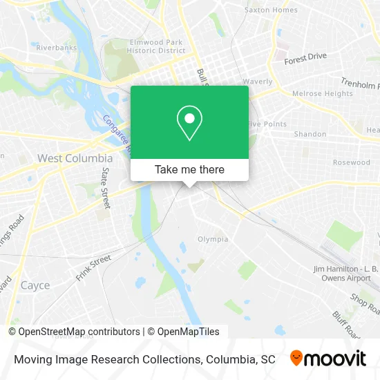 Moving Image Research Collections map