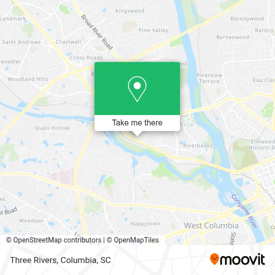 Three Rivers map