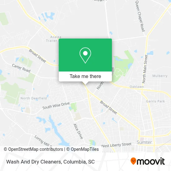 Wash And Dry Cleaners map
