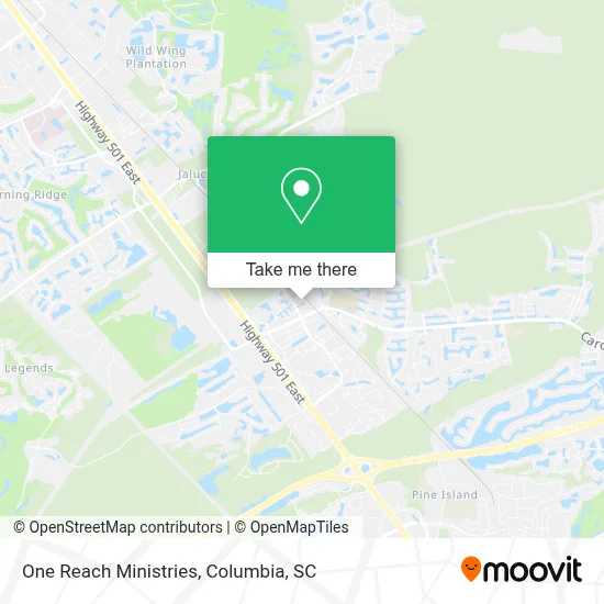 One Reach Ministries map