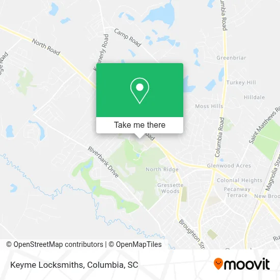 Keyme Locksmiths map