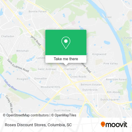 Roses Discount Stores map