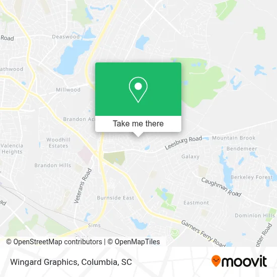 Wingard Graphics map