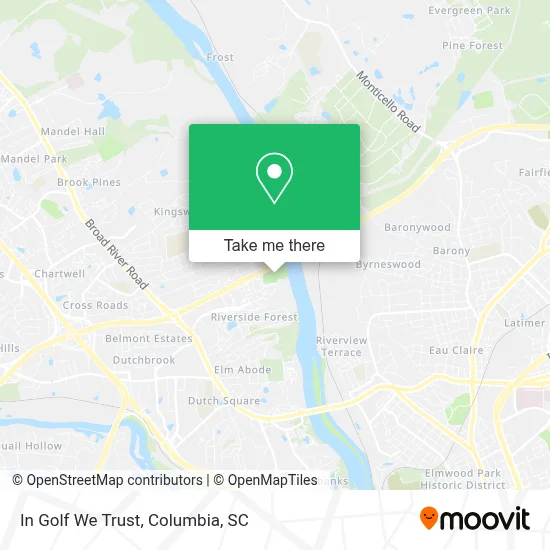 In Golf We Trust map