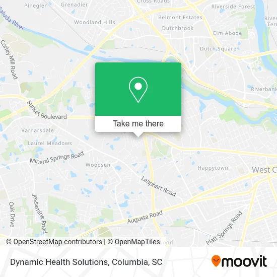 Dynamic Health Solutions map