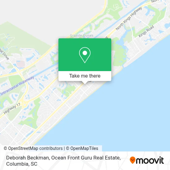 Deborah Beckman, Ocean Front Guru Real Estate map