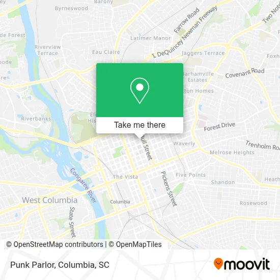 Punk Parlor map