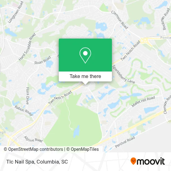 Tlc Nail Spa map