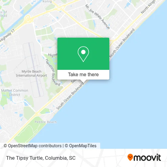 The Tipsy Turtle map