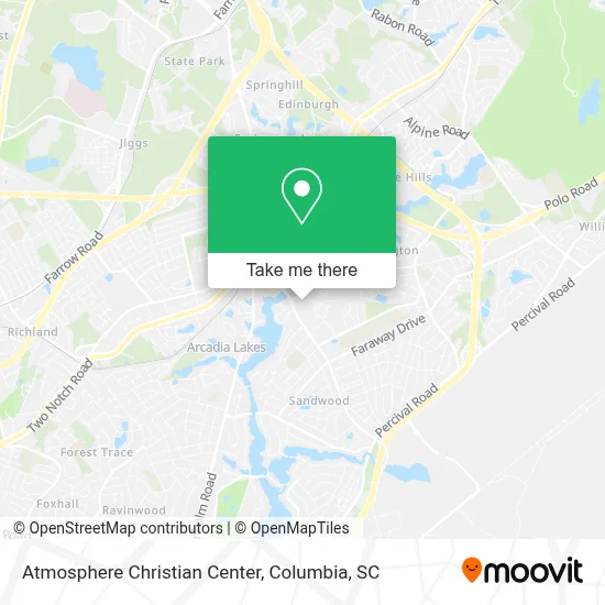 Atmosphere Christian Center map