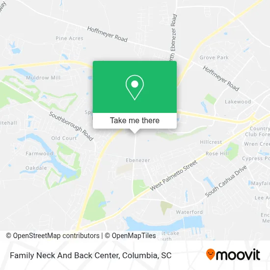 Family Neck And Back Center map