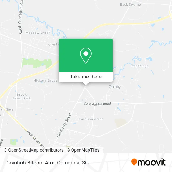 Coinhub Bitcoin Atm map