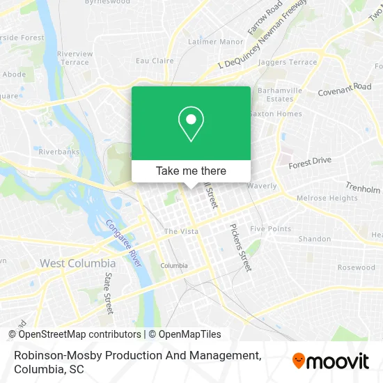 Robinson-Mosby Production And Management map