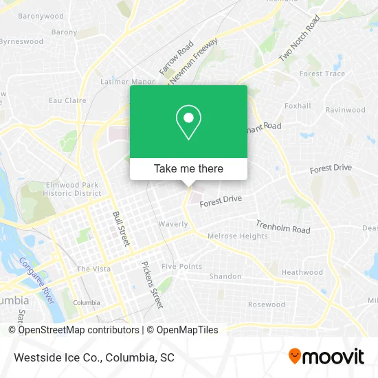 Westside Ice Co. map