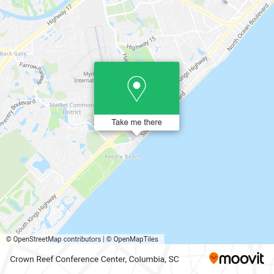Crown Reef Conference Center map