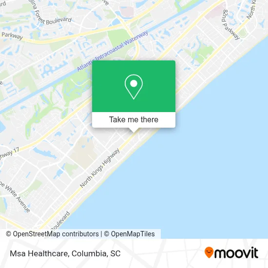 Msa Healthcare map