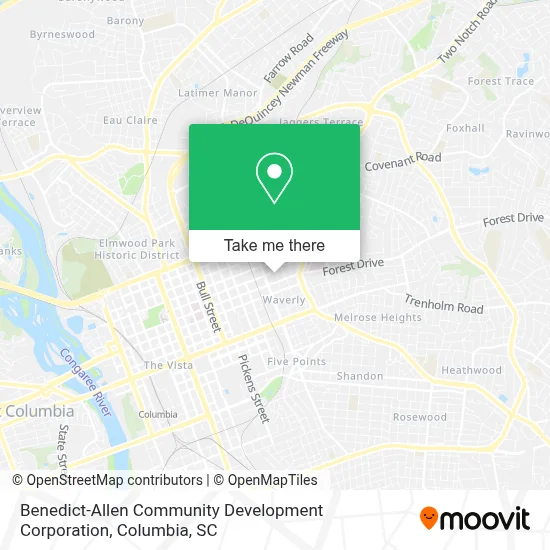 Benedict-Allen Community Development Corporation map