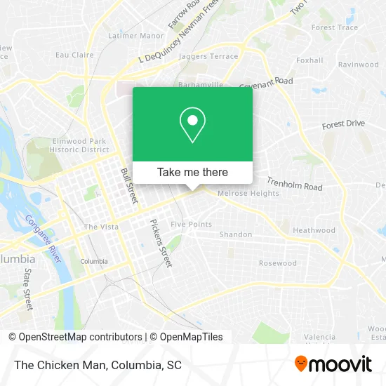 The Chicken Man map